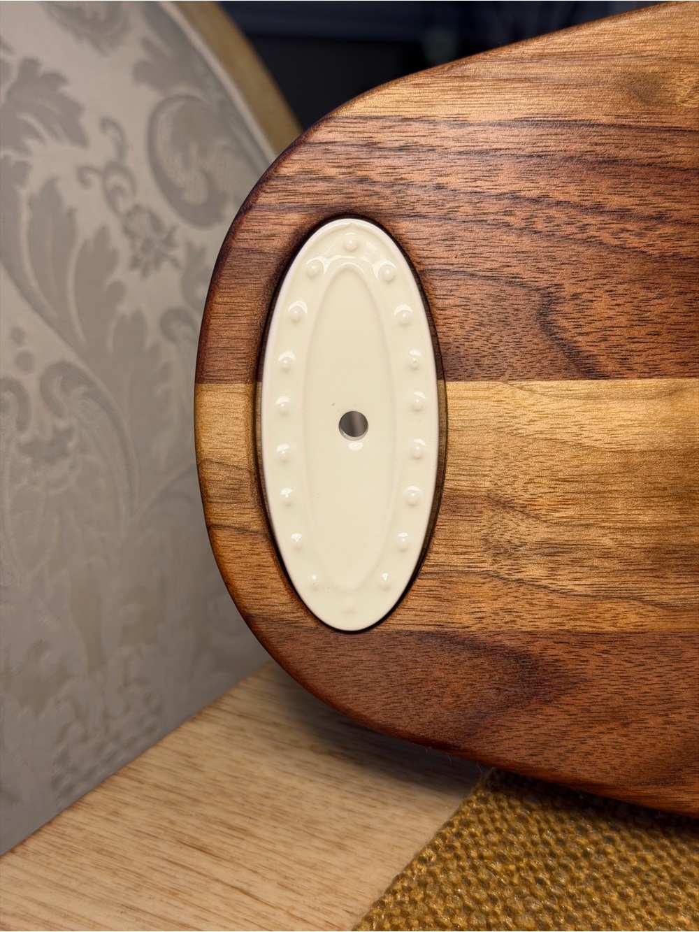 Nora Fleming JK Adams Black Walnut Tasting Board (Retired) Sailboat not Included - Picture 5 of 9